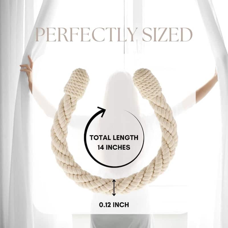 Elegant Rope Curtain Tie Backs Decorative Holdbacks