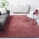 preview thumbnail 85 of 187, SAFAVIEH California Premium Shag Izat 2-inch Thick Area Rug 6'7" x 9'6" - Rose - Rectangle