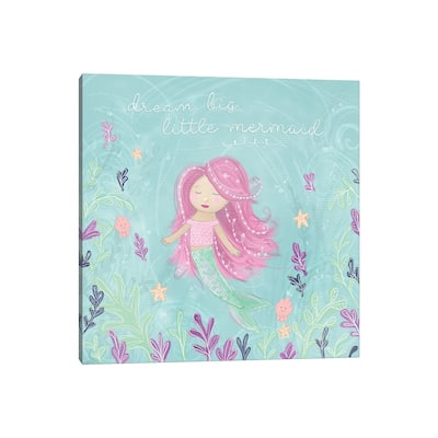 iCanvas "Mermaid and Octopus I" by hartworks Canvas Print