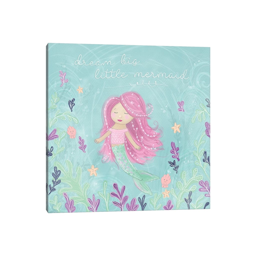 iCanvas "Mermaid and Octopus I" by hartworks Canvas Print