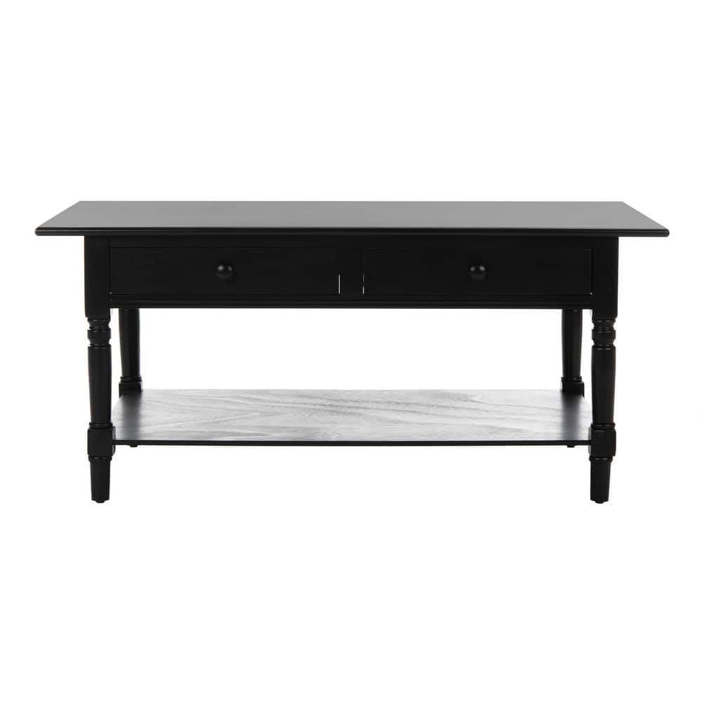 SAFAVIEH Bama Grey 2-Drawer Coffee Table - 41.7" W x 21.7" D x 18.5" H - 42Wx22Dx19H
