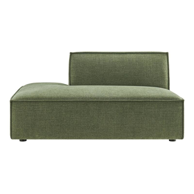 Restore Performance Fabric Upholstered Left-Facing Armless Modular Chaise