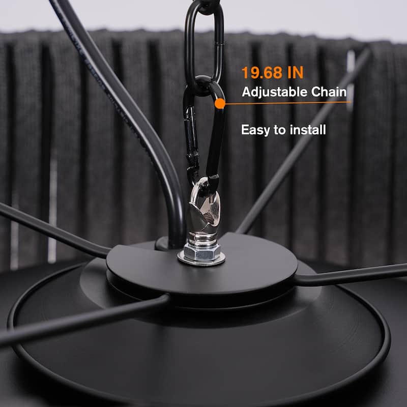 1500W Halogen Ceiling Mount Patio Heater with LED - Remote Control