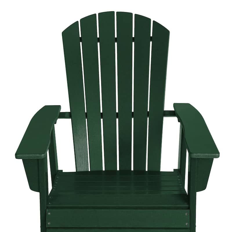 Altura Hdpe All Weather Outdoor Patio Adirondack Dining Chair