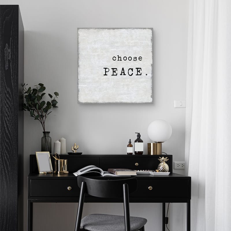 Choose Peace by Jamie MacDowell Canvas Art Print