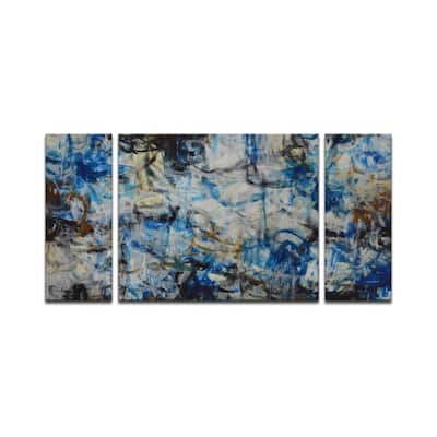 'White Water' 3 Piece Wrapped Canvas Wall Art Set by Norman Wyatt Jr.