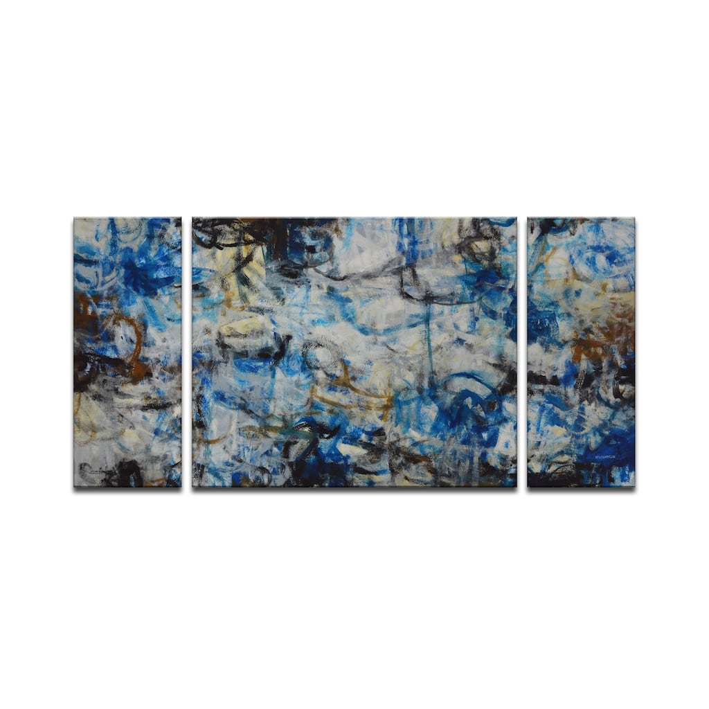'White Water' 3 Piece Wrapped Canvas Wall Art Set by Norman Wyatt Jr.