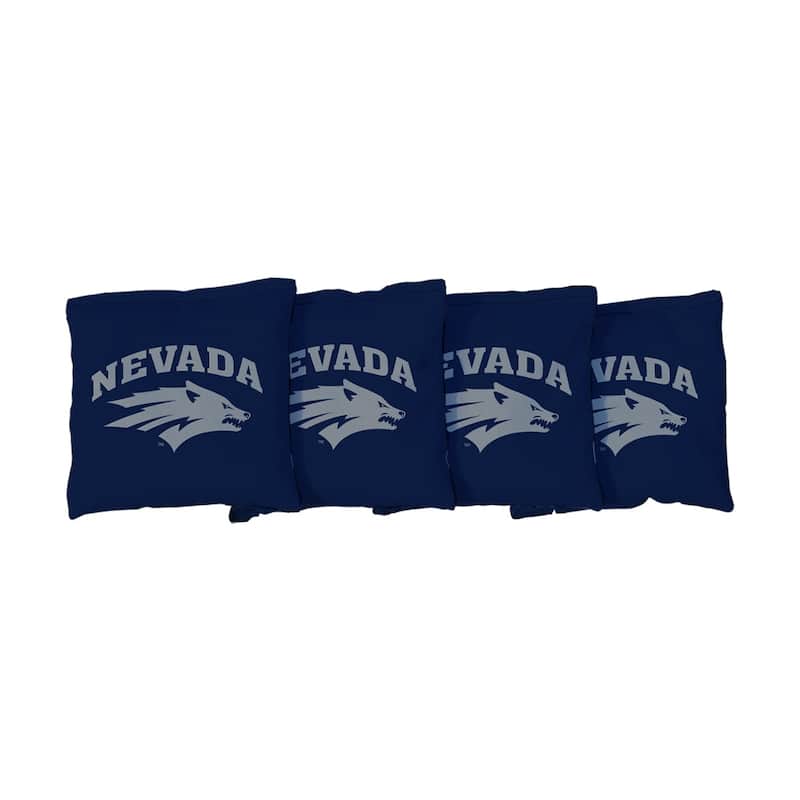 Nevada Wolf Pack Blue Cornhole Bags - Corn Filled
