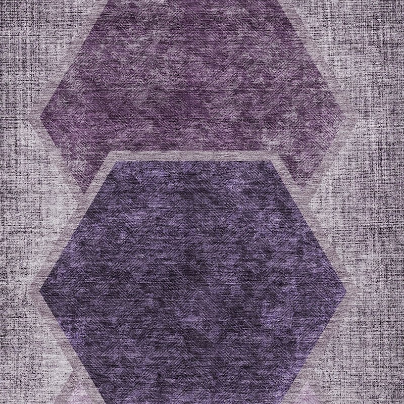 HomeRoots Geometric Transitional Rectangle Outdoor Rug