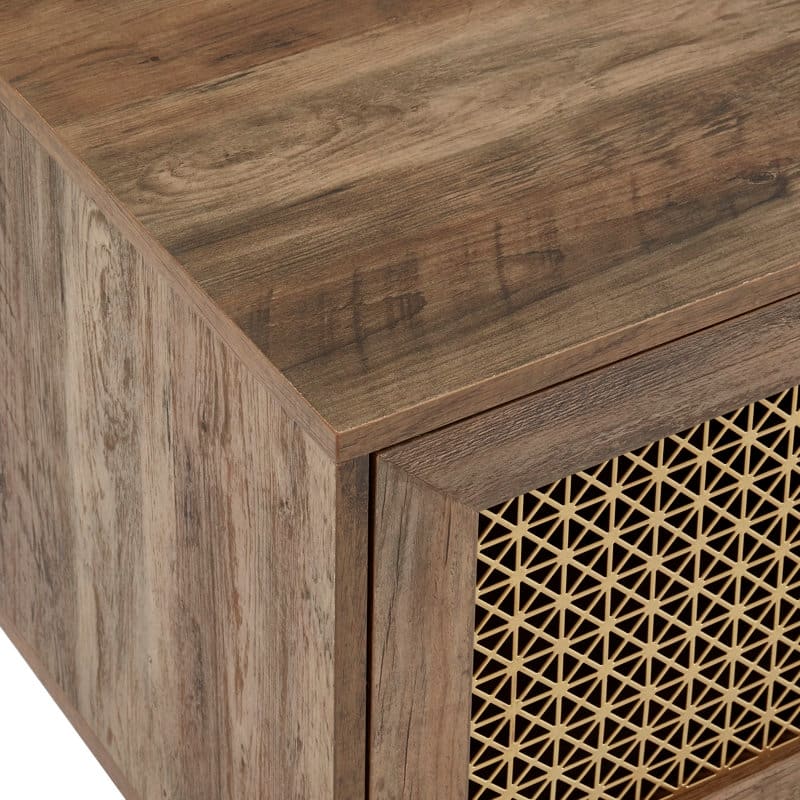 59 Inch TV Stand for 65'' TV, Classic Entertainment Center Media Console - 59"Wx15.5"Dx 20.9"H