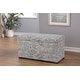 preview thumbnail 7 of 5, Angela Transitional Living Room Storage Trunk Bench