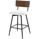 preview thumbnail 35 of 136, 26"/29" Faux Leather Swivel Counter/Bar Stools Set of 2/3