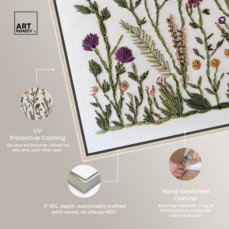 Wildflower Patch III Canvas by Art Remedy