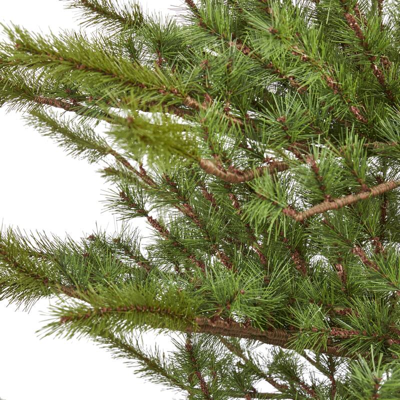 7' Vancouver Mountain Pine Christmas Tree with 374 Branches - Green