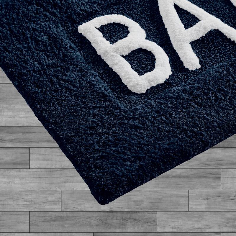 Jean Pierre Novelty Cotton "BATH" 21 x 34 in. Rug