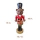 preview thumbnail 2 of 9, Fraser Hill Farm 48-inch Fiberglass Bear Nutcracker Playing Drum Figurine with Music - Multi
