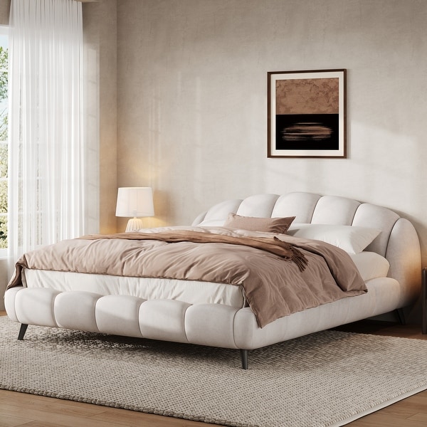 Christopher Knight Home - Alexander King Upholstered Platform Bed