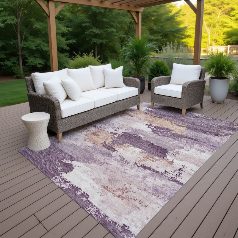 Machine Washable Indoor/ Outdoor Chantille Rug