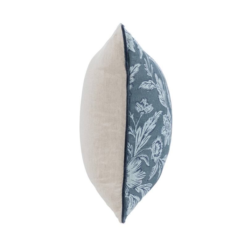 Villa by Classic Home Davenport Linen Fabric Throw Pillow