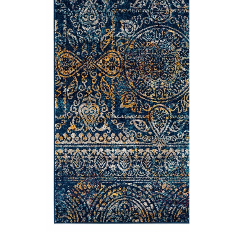 Manhattan Burke Tribal Multi-Colored Runner Rug