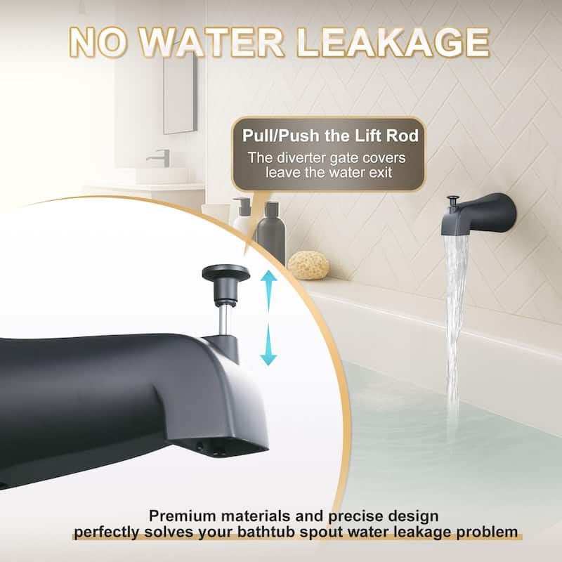WOWOW Integrated Diverter Bathtub Spout