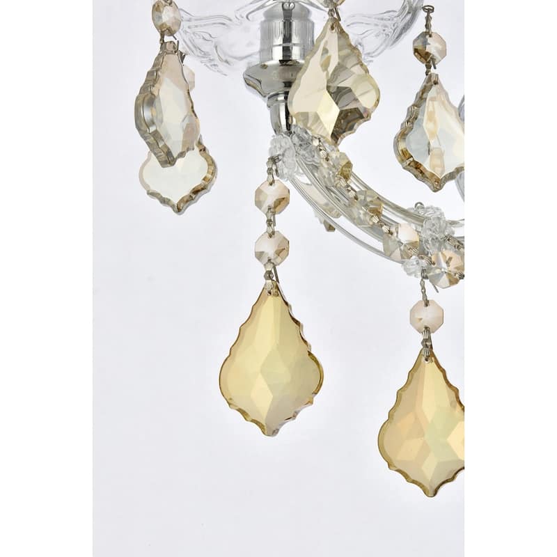 Fleur Illumination Collection Wall Sconce D:12in H:16in E:8.5in Lt:2 Chrome Finish