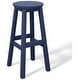 preview thumbnail 30 of 97, Laguna Hdpe All Weather Outdoor Patio 29" Round Bar Stool