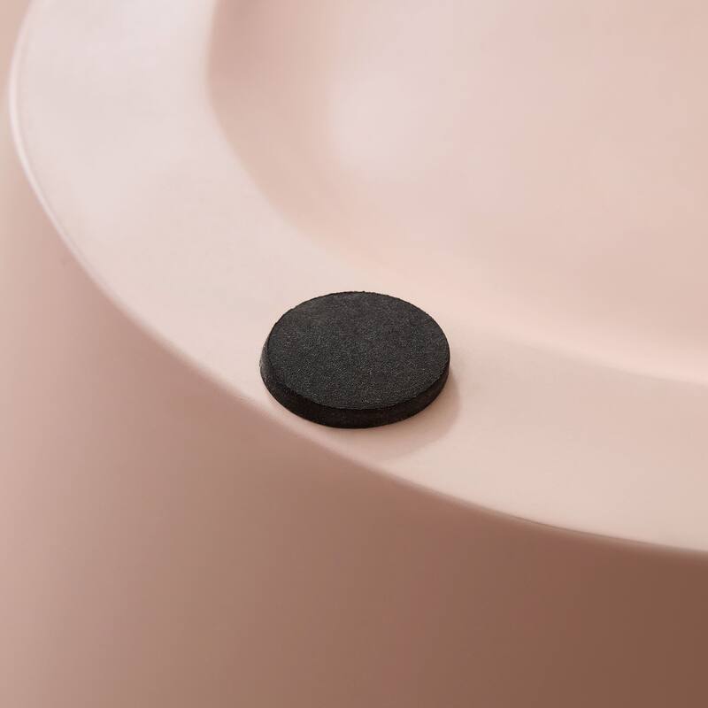 50" Unique Shape Sturdy Fiberglass Coffee Table, Tea Table for Living Room, No Need Assembly