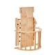 preview thumbnail 37 of 42, Wood Climbing Toy Set Pine 5-in-1 Play Gym for Kid's