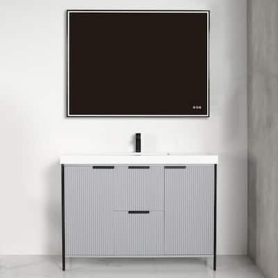Blossom 48" Freestanding Bathroom Vanity with Sink, Soft-Close Drawers