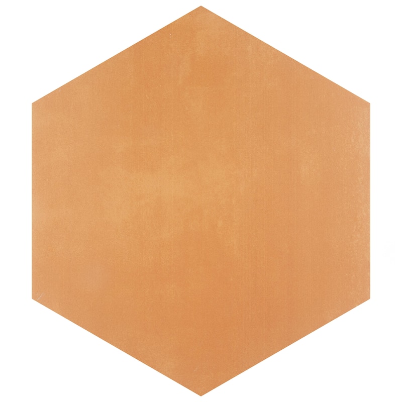Merola Tile Horizon Hex Mostaza 7-3/4" x 9" Porcelain Floor and Wall Tile - Case (24 Tiles)