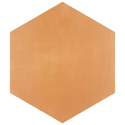 Merola Tile Horizon Hex Mostaza 7-3/4" x 9" Porcelain Floor and Wall Tile