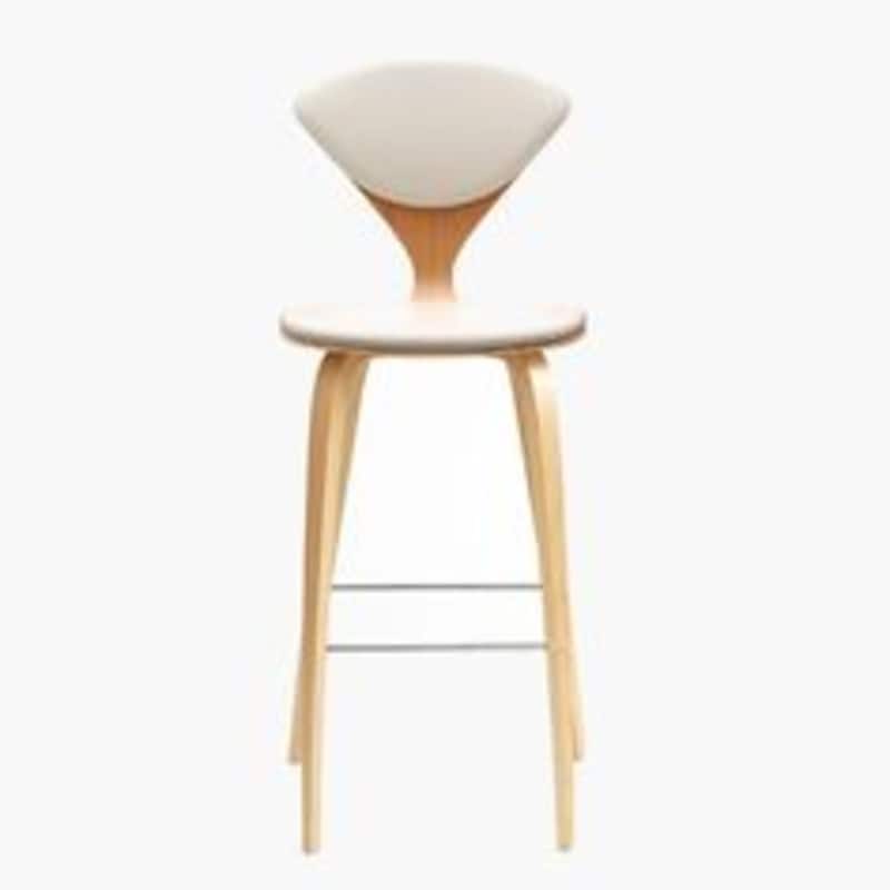 Modern Mid Century Satin Stool (26") Set of 3