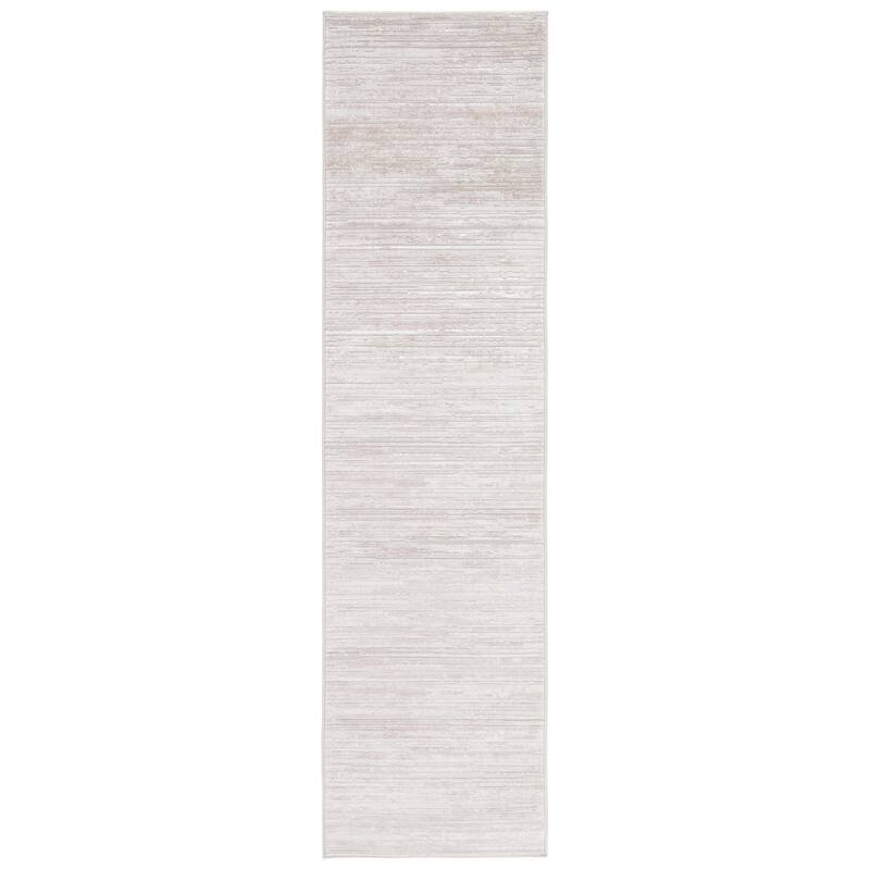 SAFAVIEH Hanna Elana Contemporary Rug - 2' x 8' Runner - Ivory/Beige