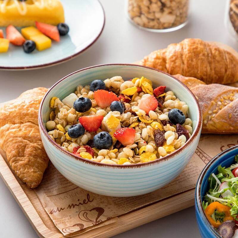 vancasso Bonita Stoneware Handpainted Multicolour Dinnerware Set