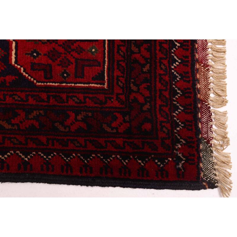 ECARPETGALLERY Hand-knotted Finest Khal Mohammadi Red Wool Rug - 5'0 x 6'6
