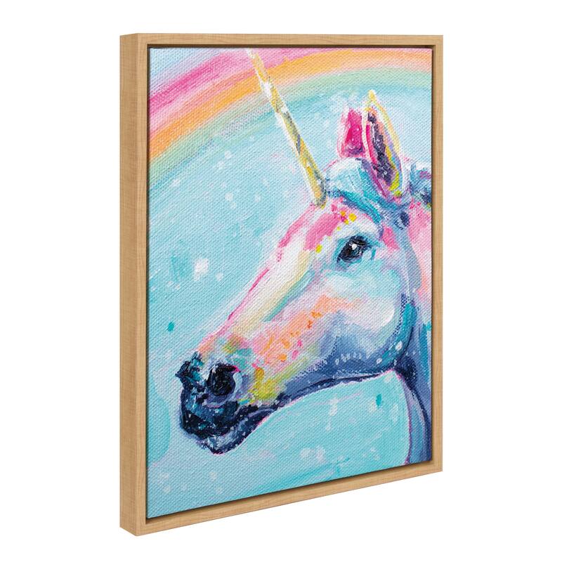 Kate and Laurel Sylvie Believe in Magic Canvas by Rachel Christopoulos - 18x24 - Natural