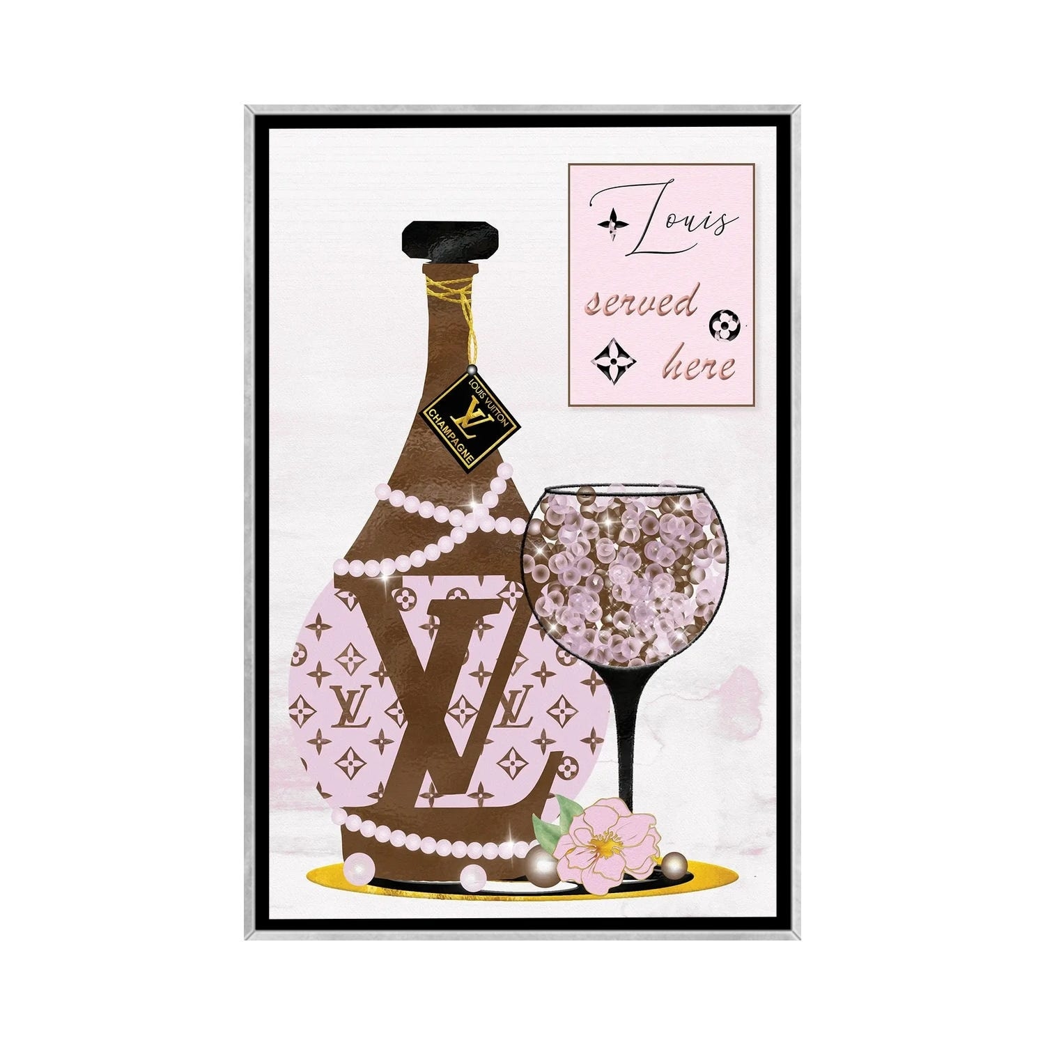 iCanvas "Louis Served Here" by Pomaikai Barron Framed