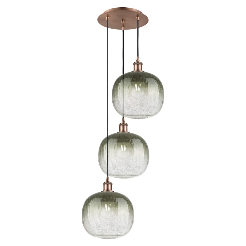Innovations Lighting Endless Possibilities Ballston - Brookhaven Sphere - 3 Light 17" Cord Hung Multi Pendant