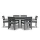 preview thumbnail 8 of 6, Homestyles Grayton Outdoor 7-Piece Dining Set - 38" x 29" x 68"
