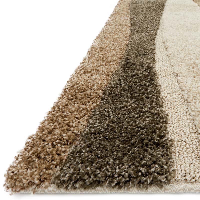 Alexander Home Julian Mid-century Modern Wave Shag Area Rug