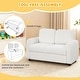 preview thumbnail 29 of 28, Gymax 2-Seat Kids Sofa Toddler Sofa Couch w/ Soft Teddy Fleece