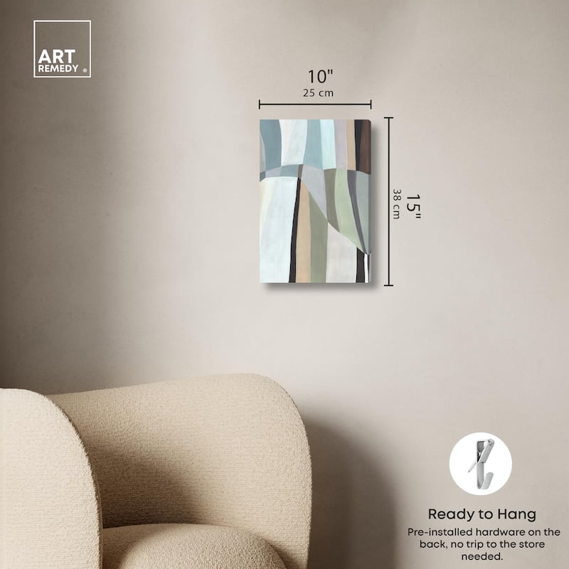 Abstract Fragments I Canvas by Art Remedy, Gallery Wrapped