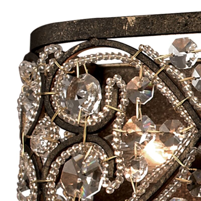 Amherst 14-inch Wide 2-Light Vanity Light in Antique Bronze