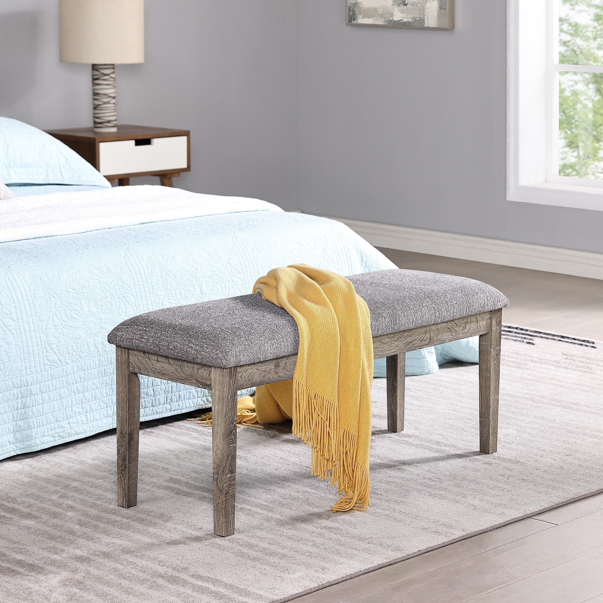 Indoor bedroom bench clearance