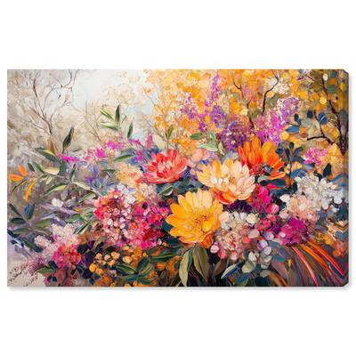 Amber Auras Canvas by Art Remedy, Gallery Wrapped