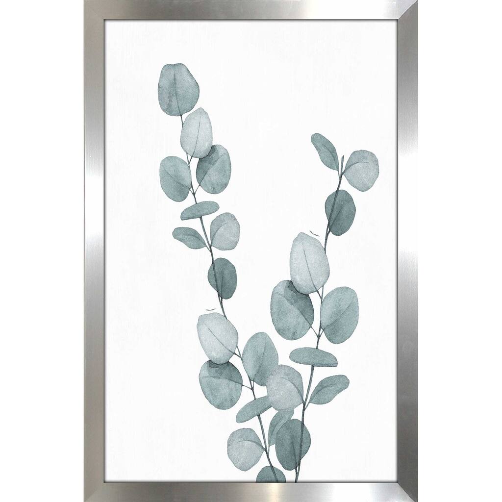"Blue Botanical Wash III" by Conrad Knutsen Print on Acrylic