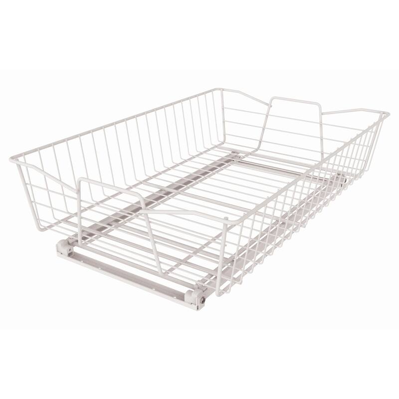 ClosetMaid White Finish 14 in. Pull Out Cabinet Organizer