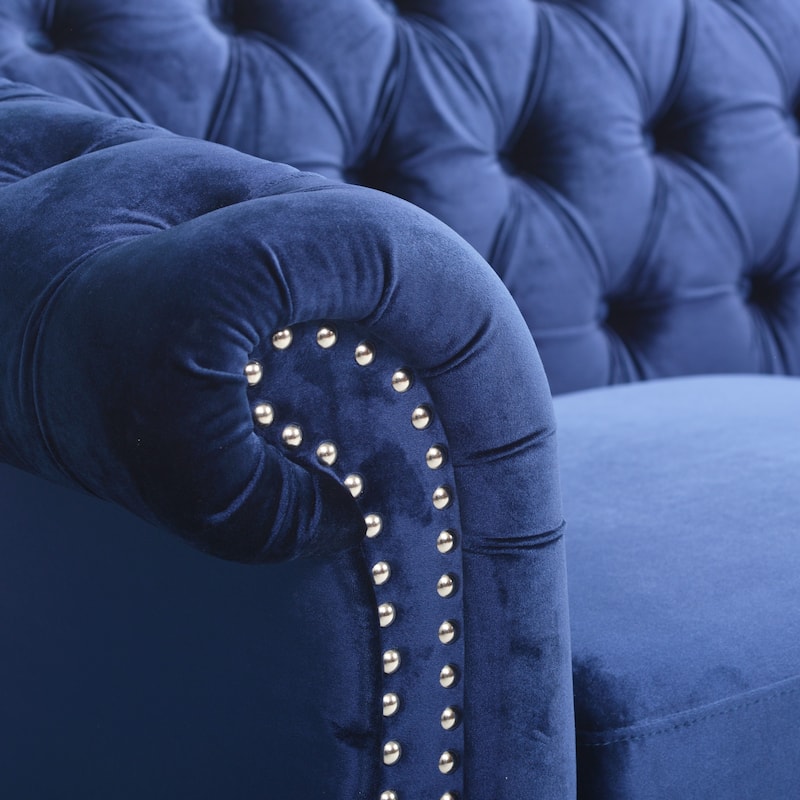 Parksley Tufted Velvet Chesterfield Sofa by Christopher Knight Home