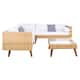Option Natural/White Cushion